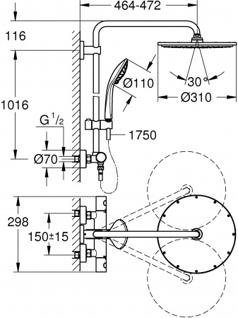 ������� ������ Grohe Euphoria 26075DA0