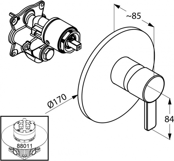  Kludi Zenta 386559175  
