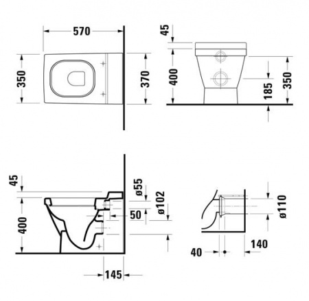  Duravit 2ND Floor 0110090000