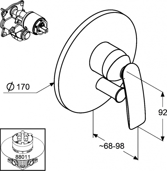  Kludi Balance 526500575    