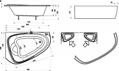   Ravak Love Story II C751000000 L 200x140