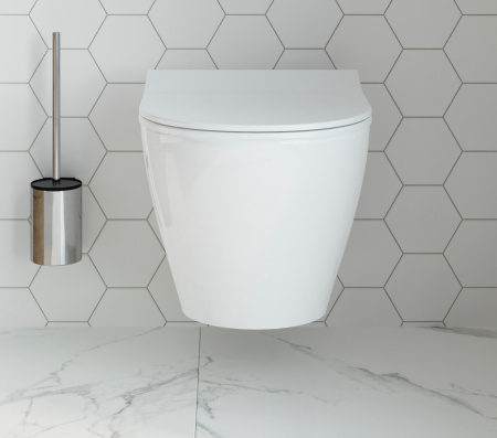 Комплект Унитаз подвесной STWORKI Merlingen MWH55 + Инсталляция VitrA 800-2015 с кнопкой смыва, хром Комплект Унитаз подвесной STWORKI Merlingen MWH55 + Инсталляция VitrA 800-2015 с кнопкой смыва, хром