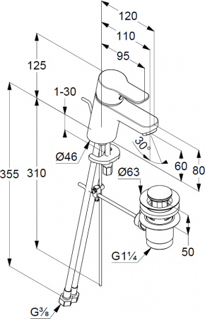  Kludi Pure&Easy 373850565  