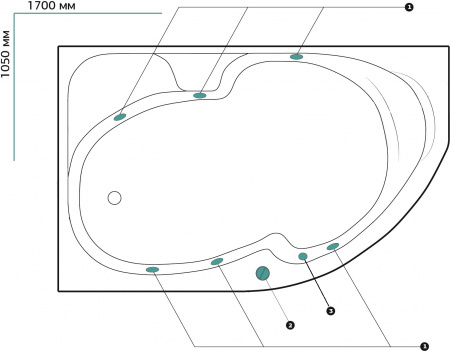   Marka One Diana 011710 , 170x105 L