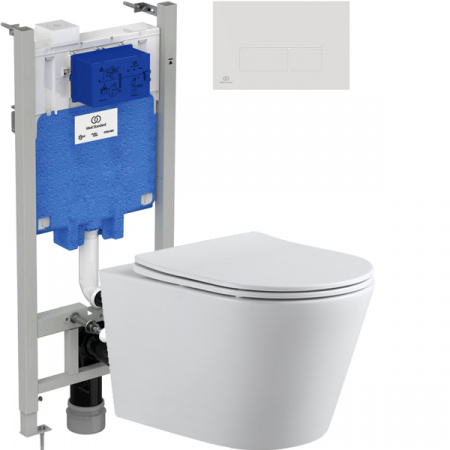     Aquanet Betto 2.0 W rimless +     Ideal Standard ProSys Eco Frame 2.0 R046367 +   I