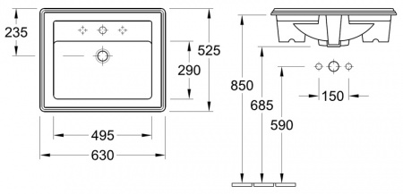  Villeroy & Boch Hommage 7102 63 R1 alpin