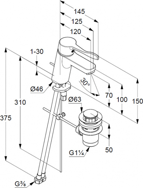  Kludi Pure&Easy Care 372840565  