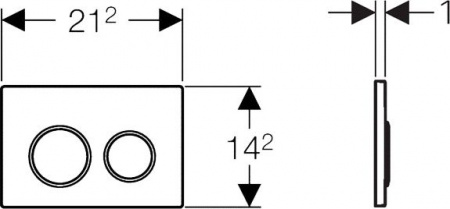   Geberit Omega 20 115.085.KH.1 / 