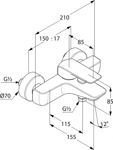  Kludi Ameo 414450575    