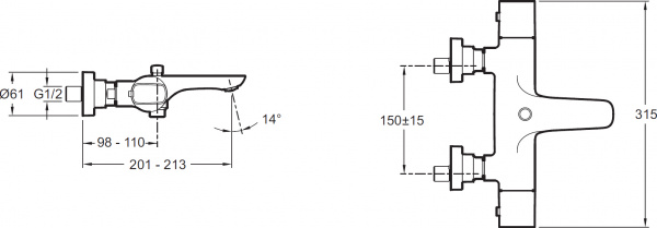  Jacob Delafon Aleo E72286-CP    