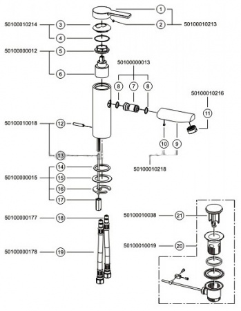  Keuco Plan blue 53902 010000  