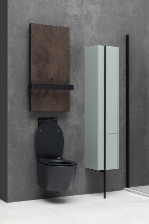 Унитаз подвесной Allen Brau Fantasy 4.11004.31 черный матовый Унитаз подвесной Allen Brau Fantasy 4.11004.31 черный матовый