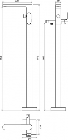  Ravak Chrome CR 080.00   , 