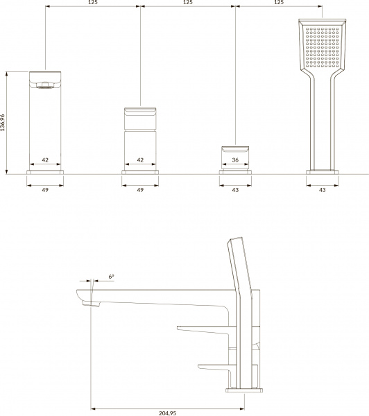  Omnires Parma PM7432BL   , 