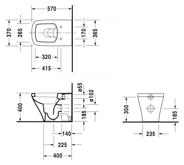   Duravit DuraStyle 2150090001 WonderGliss