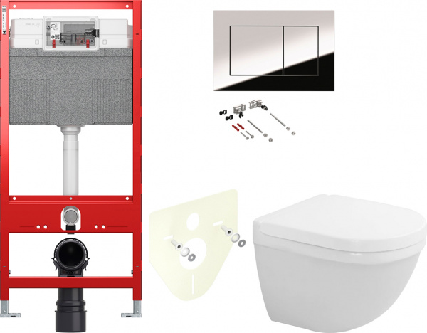 �������� ������ ��������� Duravit Starck 3 2227090000 � �������-�������� + ����������� TECE TECEprofil Uni 2.0 9300302 � ������ �����