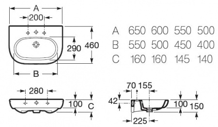 �������� Roca Meridian 327243000 (55 ��)