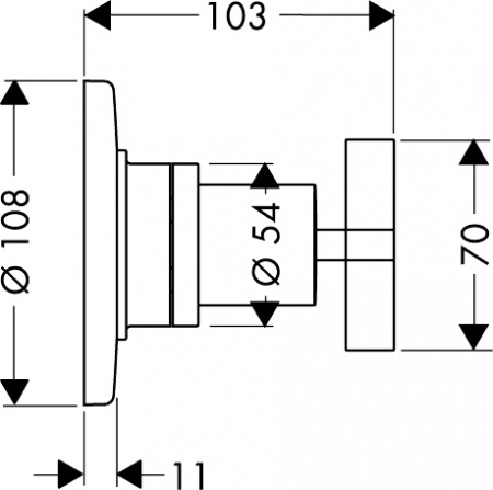   Axor Citterio Trio/Quattro 39925000   , 