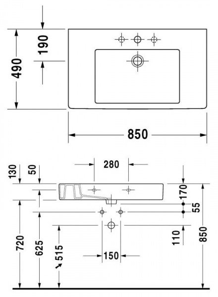  Duravit Vero 0329850000 (85 )
