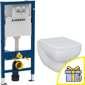 ��������  ������ ��������� AM.PM Tender C45A1739SC + ������� ����������� ��� �������� Geberit Duofix 458.133.21.1 � ������� ����� + ���������� AM.PM �