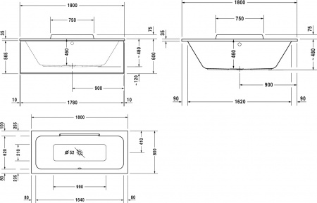   Duravit DuraStyle 180x80