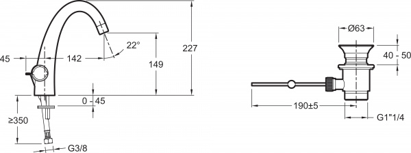  Jacob Delafon Elevation E18870-CP  