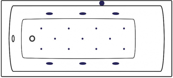   Excellent Aquaria WAEX.AQU16.RELAX 160x70
