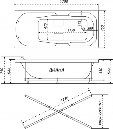 ��������� ����� Triton ����� ������ 170x75