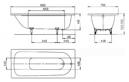   Kaldewei Advantage Saniform Plus 372-1