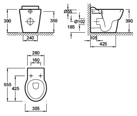   Jacob Delafon Ove E1584