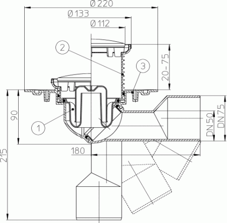 HL 80.1R     DN50/75