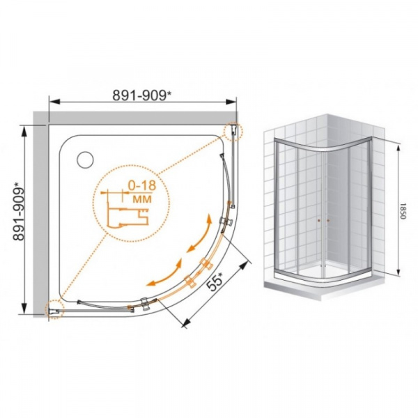   Cezares Pratico GL R 2 90 P Cr TR  