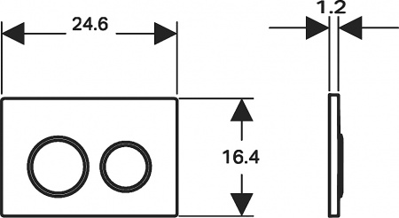 �������� ������ ��������� Villeroy & Boch Boch La Bellet � ������������ Geberit Duofix UP 320 � ������� ����� Sigma 01