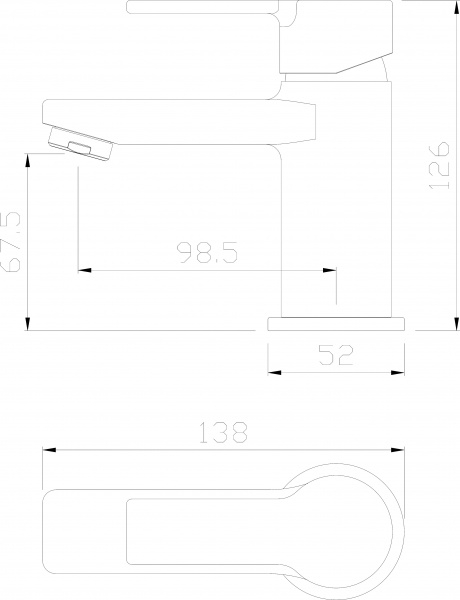 Смеситель Argo Titan 35-04 для раковины