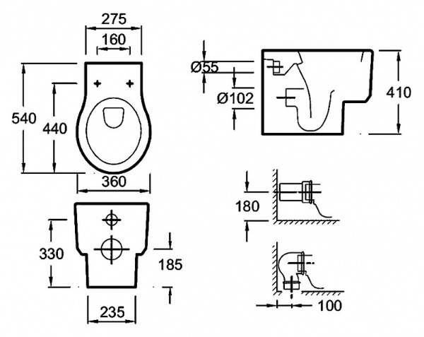   Jacob Delafon Formilia Viragio E4772