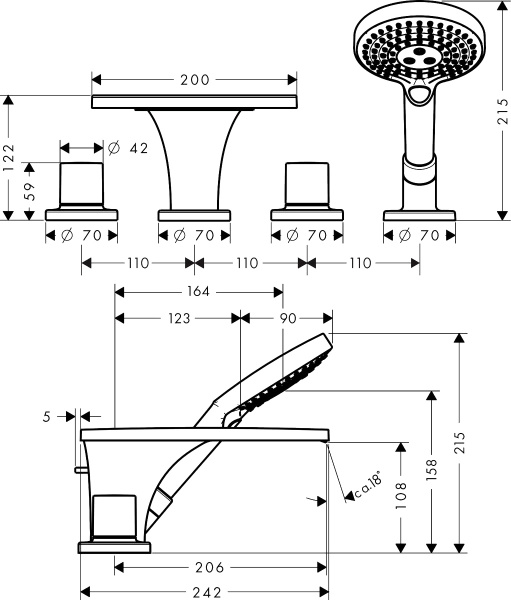  Axor Massaud 18440000   