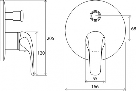  Ravak Rosa RS 065.00    