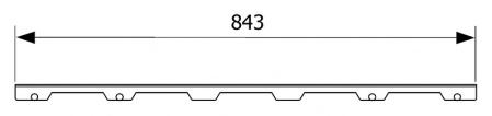 Решетка Tece TECEdrainline Steel II 6 109 82 90х90 см угловая Решетка Tece TECEdrainline Steel II 6 109 82 90х90 см угловая