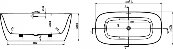   Art&Max Verona AM-VER-1500-750 150x75