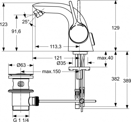  Ideal Standard Melange A4268AA  