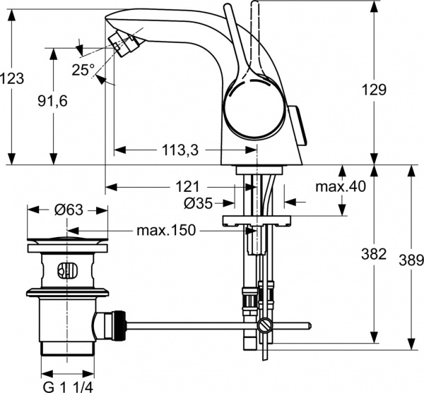  Ideal Standard Melange A4268AA  