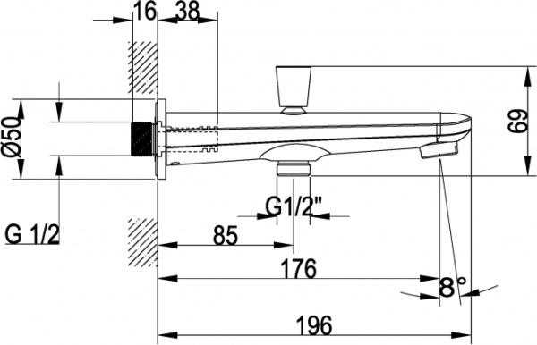  Villeroy & Boch O.novo Start TVT10550811061    