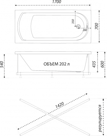 ��������� ����� 1ACReal ���� 170x70, � ��������