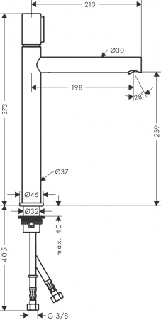  Axor Uno 45014000  , 