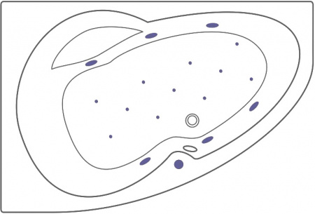   Excellent Newa WAEX.NEL16.RELAX 160x95 L