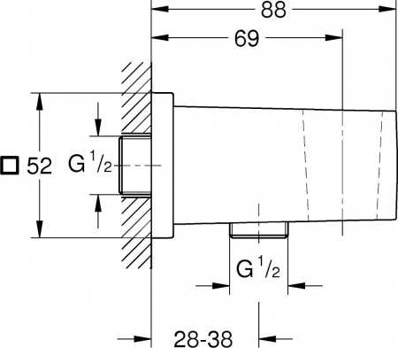 ��������� ��������� Grohe Euphoria Cube 26370A00 ������ ������