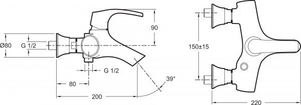  Jacob Delafon Symbol E71680-CP    