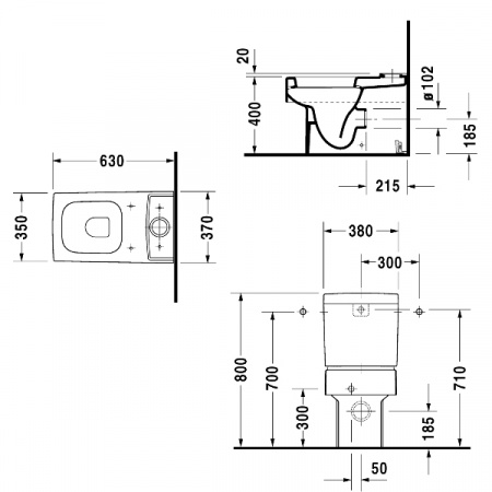 - Duravit Vero 2116090000