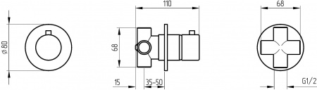   Migliore Fortis ML.FRT-RIC5227.CR   ,   