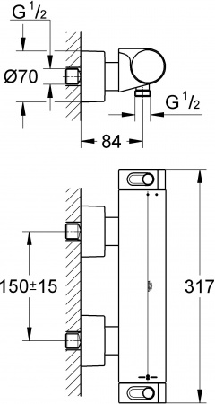  Grohe Grohtherm 2000 New 34169001  